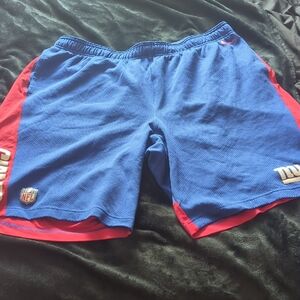 Nike Blue and Red Athletic Shorts